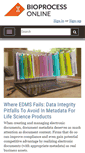 Mobile Screenshot of bioprocessonline.com